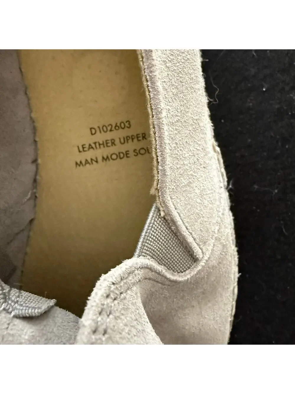 Fabiolas made in Spain gray suede leather espadrille slip on shoes women's sz 8